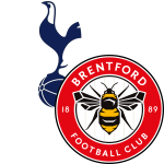 Tottenham vs Brentford 프리미어리그 매치 그래픽