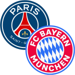 PSG vs Bayern Champions League Match Visual