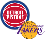 디트로이트 피스톤스 vs LA 레이커스(Flashscore 표기 이미지)