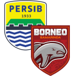 Persib Bandung vs Borneo FC 매치 그래픽