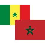 Senegal vs Morocco Flashscore match graphic